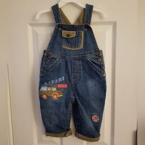 Baby Safari Adventure Denim Overalls 6-9 Months